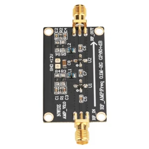 1Pc RF Wideband Amplifier SDR Preamp LNA 0.1M To 2GHz 60dB Gain Low Noise RF - Zdjęcie 1 z 7