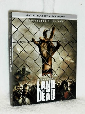 Land of the Dead (4K/Blu-ray, 2024, 3-Disc) NEW George Romero zombie adventure - Image 1 of 4