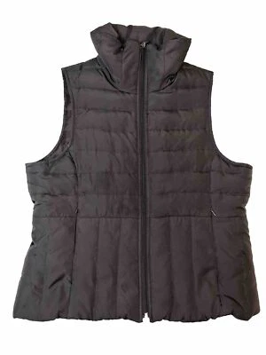 Kenneth Cole Reaction Puffer Vest Down Filled Womens Large Brown - Image 1 of 4