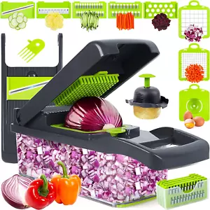 Vegetable Chopper, Onion Chopper, Mandolin Slicer,Pro 10 in 1Professional Food C - Picture 1 of 15