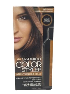 Garnier Hair Color Styler Intense Wash-Out Color Bronze Attitude, New - Picture 1 of 4