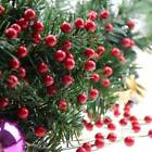 Artificial 100pc Christmas Decor Bundle Garland Wreath Red Holly Berry On Wire