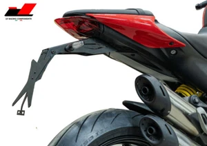 Portatarga MOTO Monster 937 + luce targa + "monta frecce originali" - Imagen 1 de 6