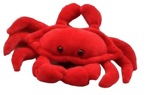 Unipak Flopsies Plush Toy Red Crab , 8" - Picture 1 of 1