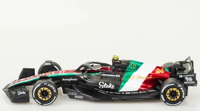 Alfa Romeo C43 Zhou Guanyu 2023 Livrea GP Italia Scala 1:43 Model Formula 1 N°24 - Immagine 1 di 4