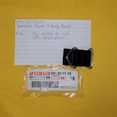 NUEVO OEM YAMAHA PW50, PW80, YZ490, YZ125, banda de montaje de tanque (59V-24173-00) AHRMA Foto 1 de 3
