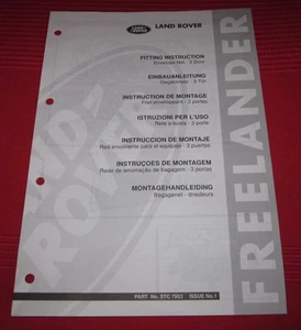 Einbauanleitung Land Rover Freelander Gepäcknetz 3 Türer Envelope Net 3 Door! - Picture 1 of 1