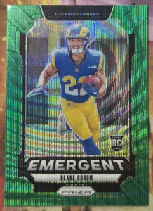 2024 Panini Prizm - Emergent Blake Corum #10 Green Prizm (RC) - Bild 1 von 2