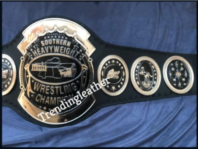 CINTURÓN CAMPEONATO DE LUCHA DE PESO PESADO AWA SOUTH TALLA ADULTO Foto 1 de 4
