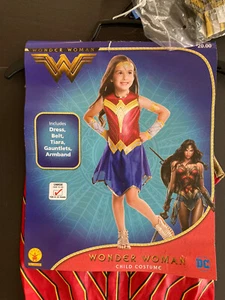 Nuevo con etiquetas Rubie's DC Super Heroína Niñas L 12-14 Mujer Maravilla Niño Disfraz Vestido - Imagen 1 de 4