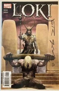 LOKI #1 2004 Esad Ribic Signed COA DF Ltd Ed 34/499 Unread NM/NM+ Marvel Thor - Picture 1 of 4