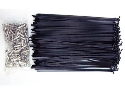 Radios y tetinas de acero negro (36) 160 mm Foto 1 de 2