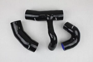 3er Set Silikonschlauch Clio 3 III RS 197 203 Renault Sport Schlauch SCHWARZ - Bild 1 von 1