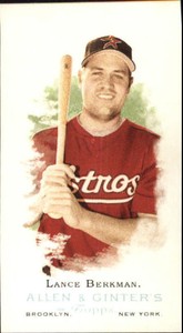 2006 Topps Allen & Ginter's Mini A & G Back Baseball Card #188 Lance Berkman