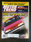 Motor Trend February 1986 - Corvette Convertible - Porsch 911 - Volvo 480 Es