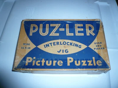 Vintage Puz-Ler Picture Puzzle BLOSSOM TIME 250+ Pieces 1940's - Image 1 of 4