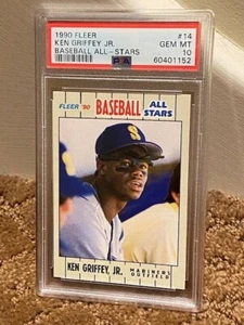 1990 Fleer All-Stars Ken Griffey Jr. PSA 10 #14 TOUGH Card LOW POP NEWCLEAN CASE - Bild 1 von 1