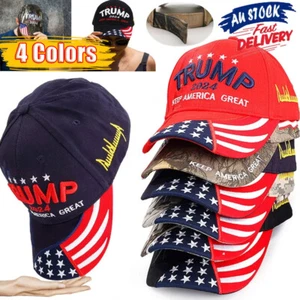 2024 Donald Trump MAGA Hat Cap Camo USA KAG Hat Make Keep America Great Again DX - Picture 1 of 22