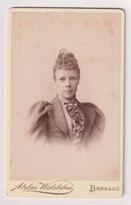 CDV Walsleben/Breslau - Hélène v. Löbbecke fille du Général Wilhelm von Tümpling - Picture 1 of 2