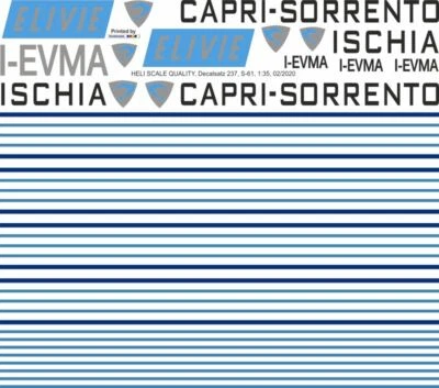 Decals 237 Sikorsky S-61 Sea King ELIVIE I-EVMA - Bild 1 von 2