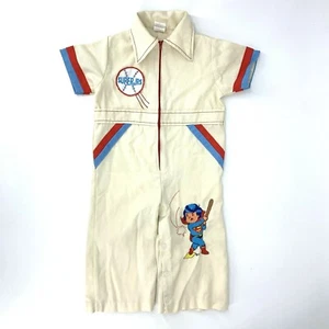 Raro Disfraz Mono Bordado Vintage 1978 DC Comics Superman Niño Pequeño 24M 2T - Imagen 1 de 10
