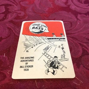BASS BREWERY - THE AMAZING ADVENTURES OF BILL STICKER - FOOTBALL - BEER MAT T135 - Picture 1 of 3