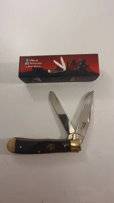 Cuchillo Steel Warriors de Frost Cutlery Trapper SW 108 CBH 4 1/4" Bolsillo de armario  Foto 1 de 4