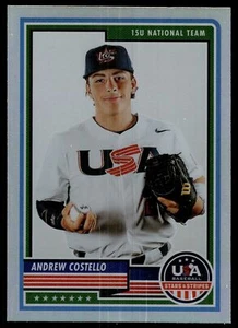 2023 Panini Stars & Stripes ANDREW COSTELLO SILVER PRIZM #24 - Picture 1 of 2