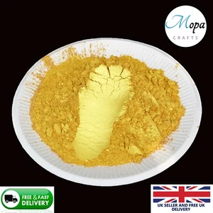 Cosmetic Mica Powder Gold Pigment Soap Bath Bombs Nail Art Additive - Picture 1 of 1