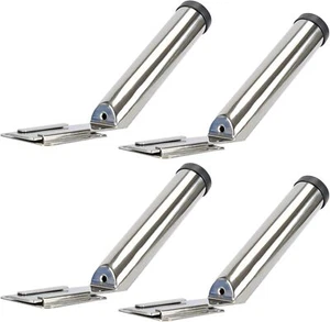 4 Pack Boat Fishing Rod Holder 30 Degree Removable Pole Rod Holder Slide Mount - Picture 1 of 8