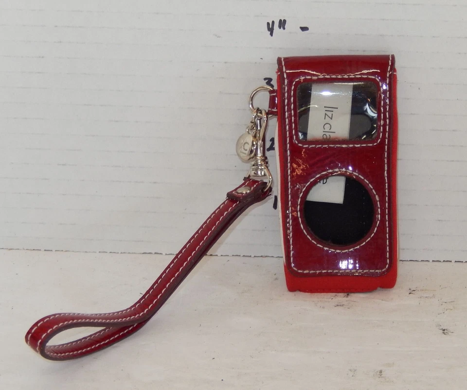 iPod Nano Liz Claiborne Wristlet Case Red 4" x 2" - Image 1 of 2