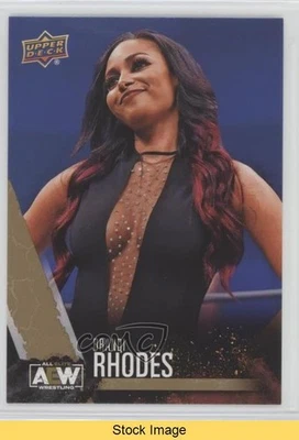 2021 Upper Deck AEW All Elite Wrestling Gold Brandi Rhodes #53 READ - Image 1 of 3