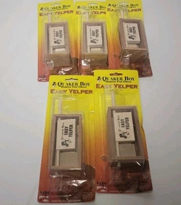 Box Of 5- Quaker Boy Easy Yelper Wood Box Turkey Call - NEW IN BOX- - Imagen 1 de 1