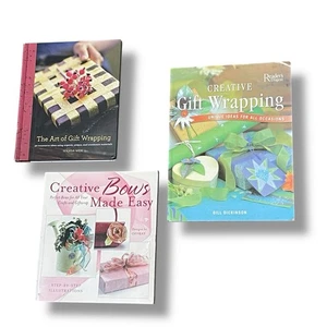 Art of Gift Wrapping 50 Innovative Ideas Creative Bows Made Easy LOT 3 BOOKS - Picture 1 of 6