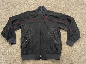 Giacca/vento Air Jordan 3 nero cemento media 286916-011 stampa elefante - Foto 1 di 6
