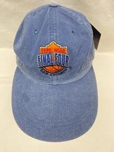 Vtg 1998 Final Four Hat Strap-Back Cap 90s San Antonio Texas Blue Denim NCAA - Picture 1 of 7