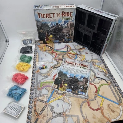 Days of Wonder Ticket to Ride: Europe Board Game Strategy, 100% Complete VGC - Image 1 of 4