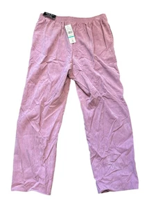 Pantalones Alfred Dunner Mujer Calce Clásico Talla 16 Poliéster Mezcla Nailon Púrpura Leso - Imagen 1 de 5