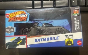 DC Batman The Dark Knight Batmobile Hot Wheels Pull Back Speeders Dream Garage - Picture 1 of 4