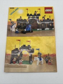 LEGO 6059 Black Knight's Stronghold | ONLY Instructions Manual | Vintage Castle