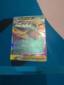 Mega Sharpedo ex doppio raro 061/094 fiamme fantasmatiche Pokemon TCG quasi nuovo - Foto 1 di 10