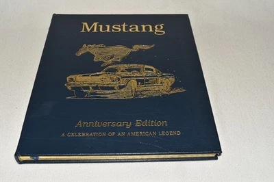 SIGNED Easton Press MUSTANG Anniversary Edn 1ST Carroll Shelby 3691/5000 LEATHER Foto 1 de 4