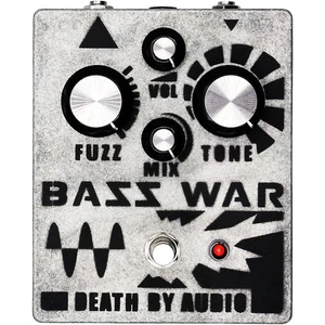 Death by Audio Bass War Fuzz/Distortion/Bass Effects Pedal Silver - Picture 1 of 4