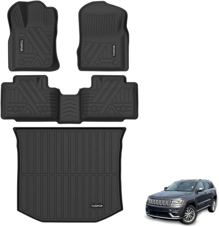 Alfombrillas para Jeep Grand Cherokee 2016-2021 y 2022 WK (5 plazas) - todo tipo de clima Foto 1 de 1