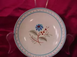 Vintage Stangl Pottery Blue Daisy Berry Or Dessert Bowl - Picture 1 of 3