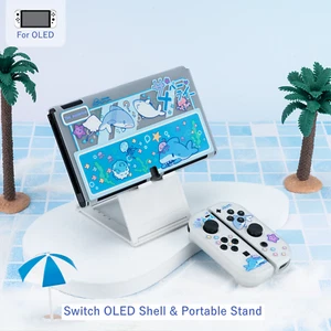 GeekShare Nintendo Switch OLED Protective Case HardShell Full Body Protector US - Picture 1 of 92
