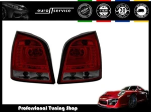 JUEGO DE LUCES TRASERAS LED VT345 para VW POLO 9N 2005-2008 2009 HUMO ROJO - Imagen 1 de 6