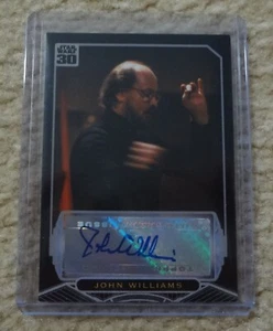 2007 Topps Star Wars 30th Anniversary A New Hope John Williams Composer Auto - Picture 1 of 2