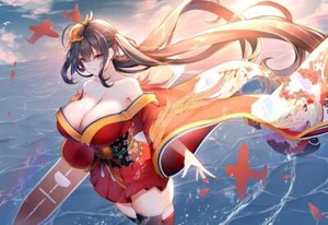 Alfombra de juego anime taihou avión de la tarde akashavesper azul alfombra de juego escritorio 4606 - Imagen 1 de 1