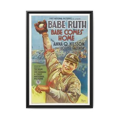 Cult Classic Large Gallery Framed Canvas 20" x 30" Movie Poster Art - Babe Comes - Image 1 of 4